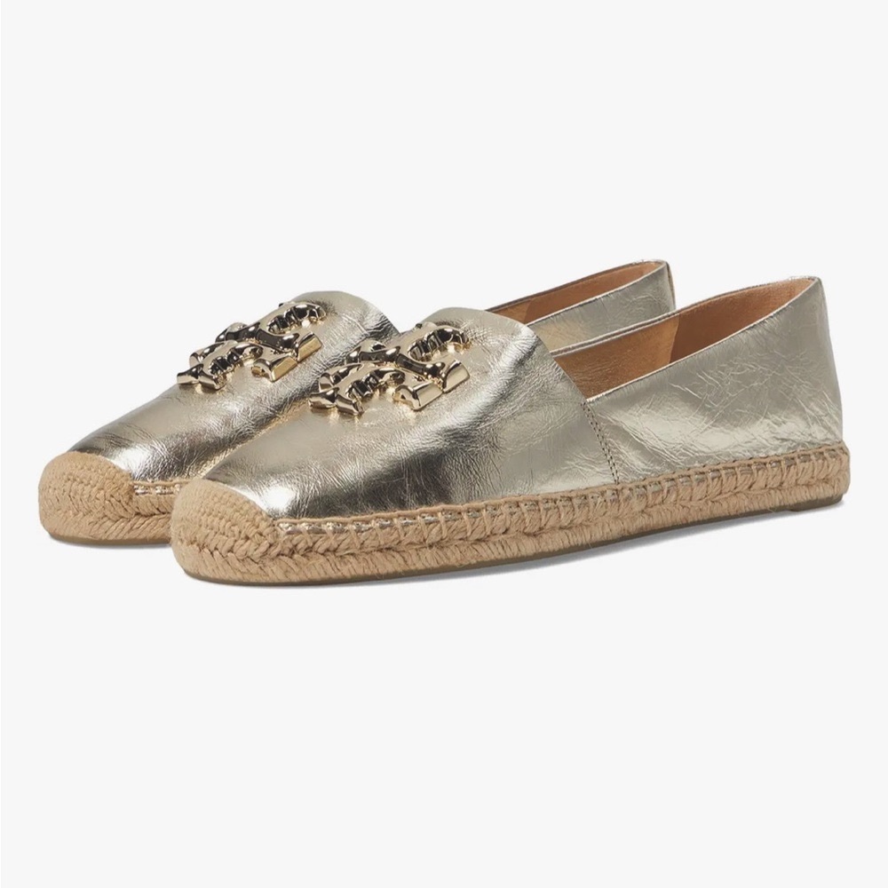 *SOLD*Tory Burch Eleanor Espadrille in Silver